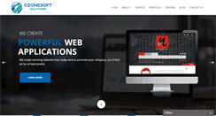 Desktop Screenshot of ozonesoftsolutions.com